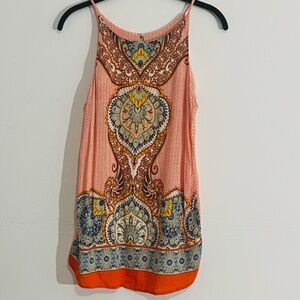 Renee C .  Multicolored Flowy  Tank Top Size S